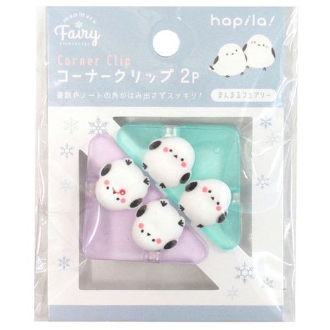 コーナークリップ２個　まんまるフェアリーの商品画像