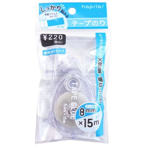 テープのり８ｍｍ幅×１５ｍの商品画像