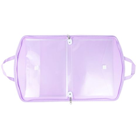 手さげバッグＡ４　パープルの3番目の写真