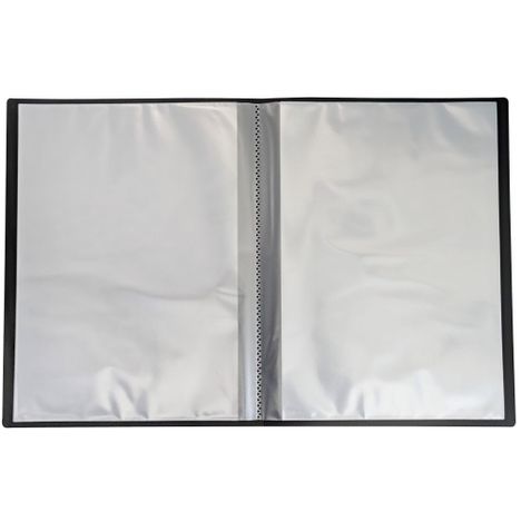 横入れクリアーファイルＡ４２０Ｐ黒の4番目の写真