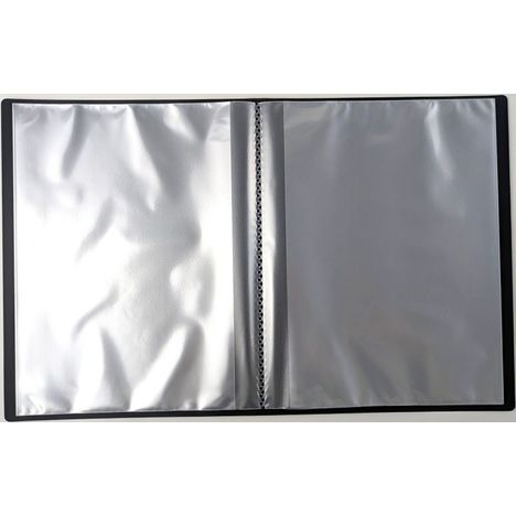 横入れクリアーファイルＡ５　２０Ｐ黒の4番目の写真