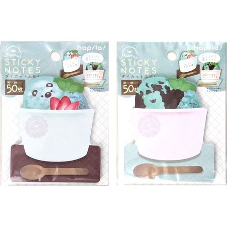 チョコミントベアーダイカットふせん５０枚の商品画像