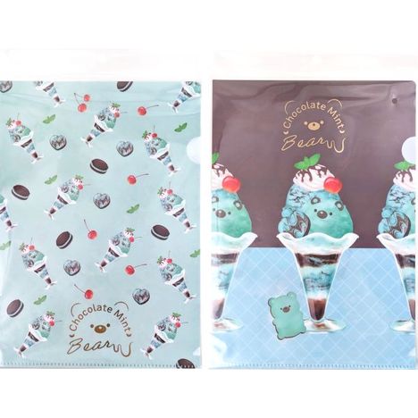 チョコミントベアークリアーホルダーＡ４の商品画像