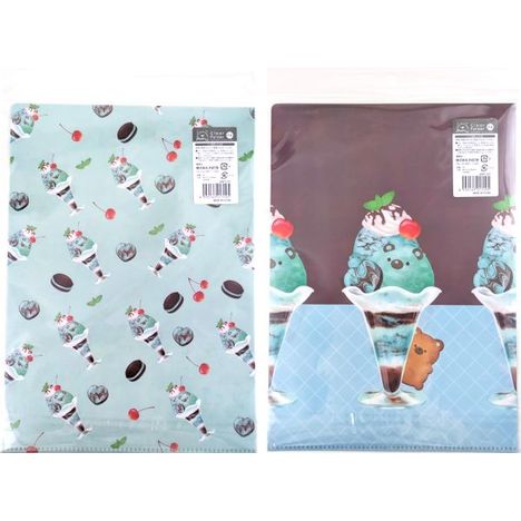 チョコミントベアークリアーホルダーＡ４の2番目の写真