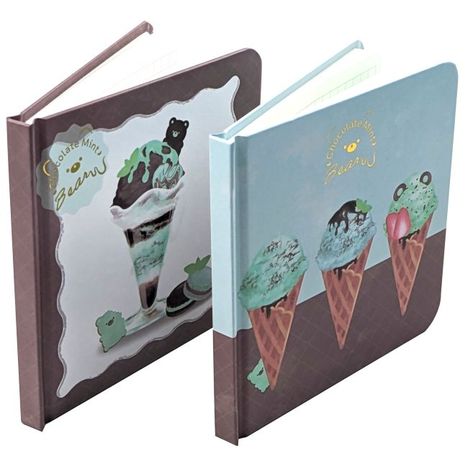 チョコミントベアースクエアノート　３２Ｐの4番目の写真