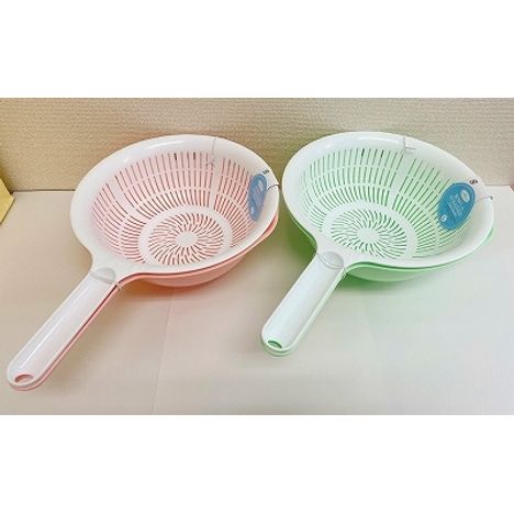 手つきザル・ボウルＬ１８ＣＭ２点セットの商品画像