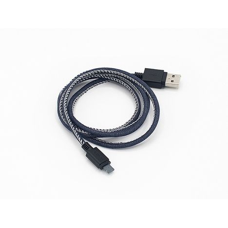 ｉＰ用充電ケーブルデニム１ｍの2番目の写真
