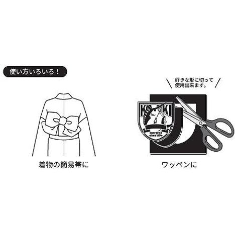 縫製用面ファスナー１００×１００ｍｍ黒の3番目の写真