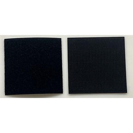 縫製用面ファスナー１００×１００ｍｍ黒の4番目の写真