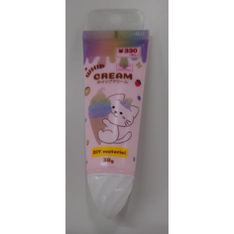 デコ用ホイップクリーム　ピンクの商品画像