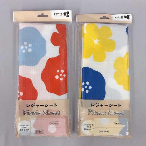 発泡レジャーシート　フラワーの商品画像