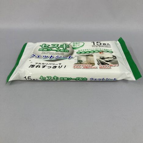 セスキウェットシート　１５枚の2番目の写真