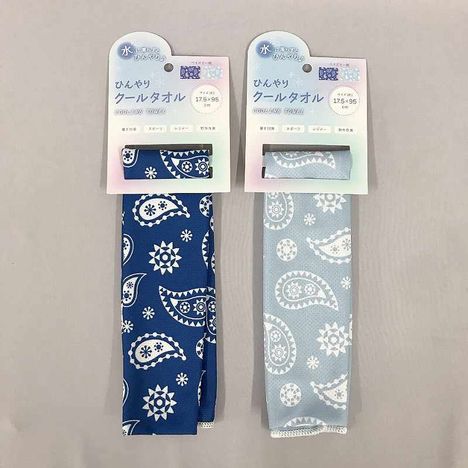 ひんやりクールタオル　ペイズリーの画像