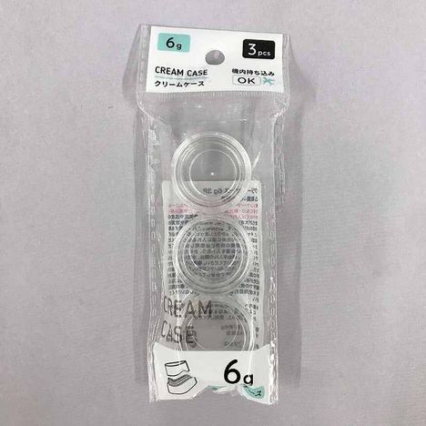 クリームケース　６ｇ　３Ｐの商品画像