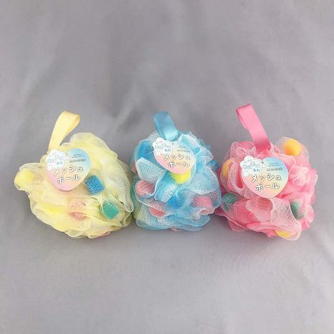 スポンジ入りメッシュボール　ハートの商品画像