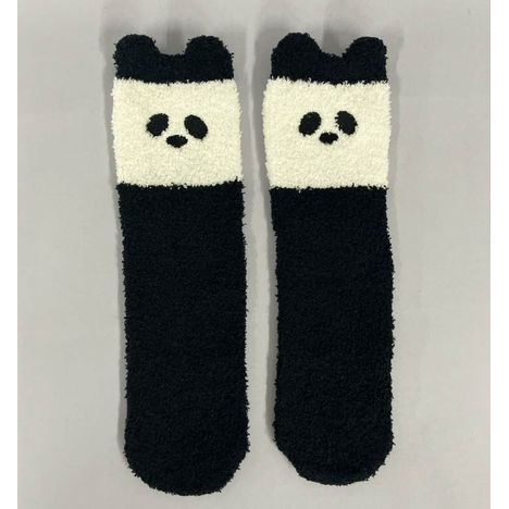 モール刺繍付クルー丈耳付パンダの2番目の写真