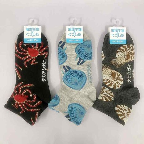 海洋婦人アンクル丈　リアル深海の商品画像