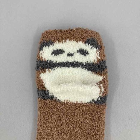 婦人モールソックス　抱っこパンダ柄の3番目の写真