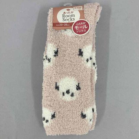 モール　ミドル丈シマエナガ柄ＰＫの画像