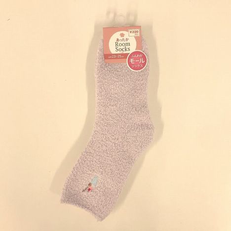 モール　刺繍付クルー丈　パフェ柄の画像