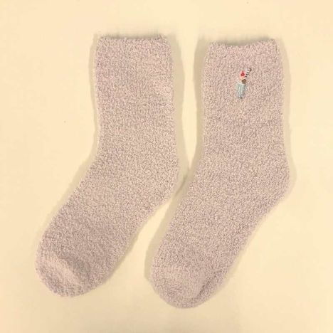 モール　刺繍付クルー丈　パフェ柄の2番目の写真