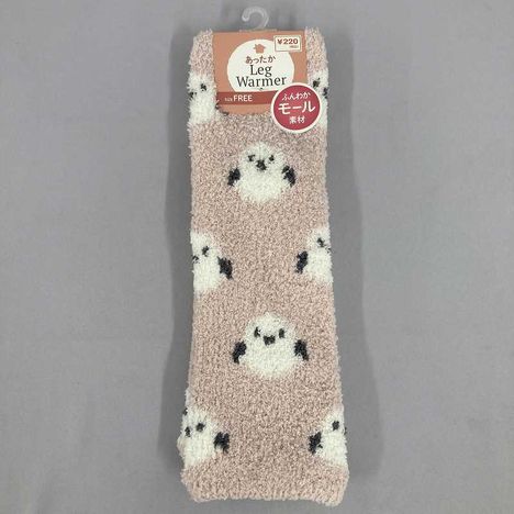 モールレッグウォーマーシマエナガＰの画像