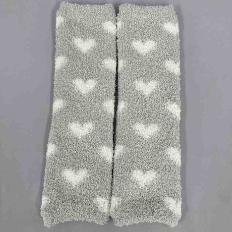 モールレッグウォーマーハート柄ＧＹの2番目の写真