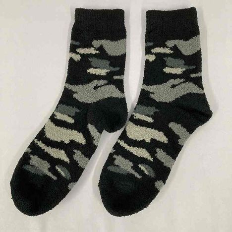 紳士薄手モール靴下　カモフラ柄の2番目の写真