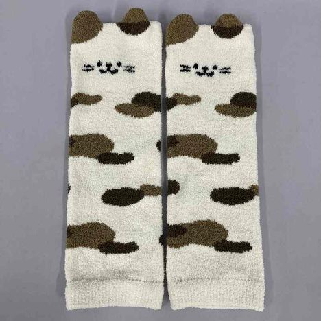 薄手モールレッグウォーマー猫柄Ａの2番目の写真
