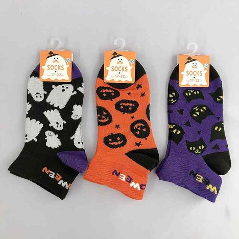 子供　アンクル丈靴下１７　ＨＷバックロゴの商品画像