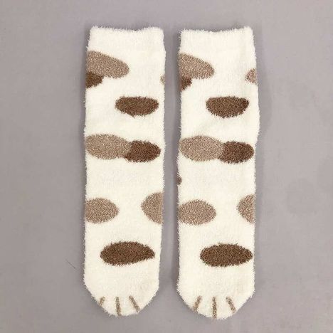 婦人シャギーモールソックス猫柄ＩＶの2番目の写真