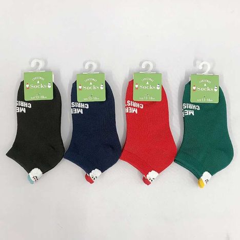 子供ショート丈靴下１３　クリスマスピコの商品画像