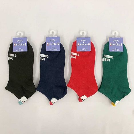 子供ショート丈靴下１７　クリスマスピコの商品画像