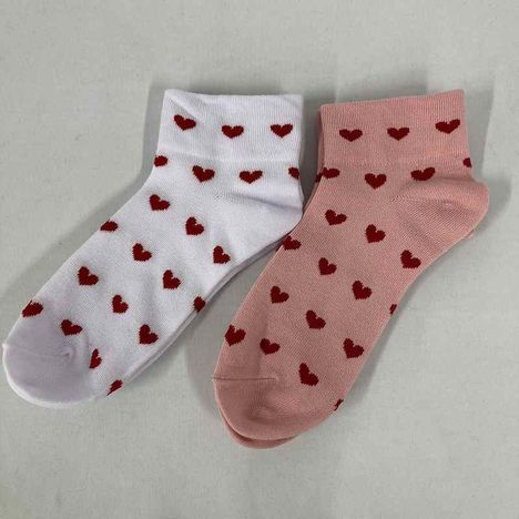 婦人靴下　アンクル丈　プチハートの2番目の写真