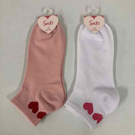 婦人靴下　アンクル丈　バックハートの商品画像