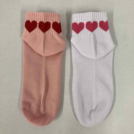 婦人靴下　アンクル丈　バックハートの3番目の写真