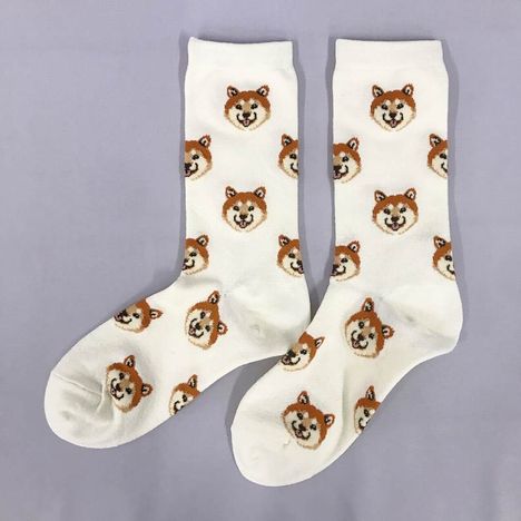 デザインソックス婦人　柴犬柄の2番目の写真