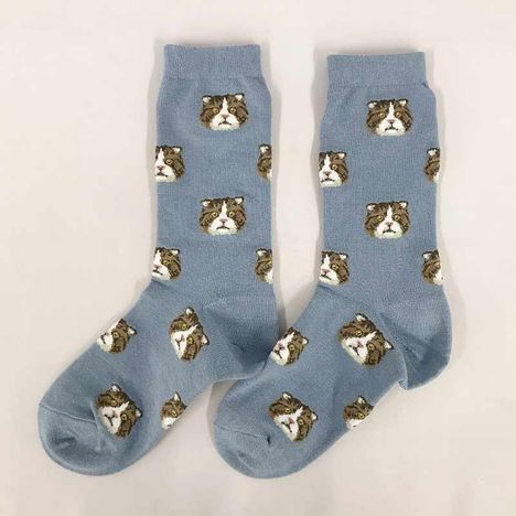 デザインソックス婦人　猫柄の2番目の写真