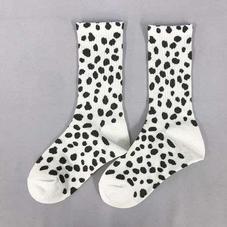 デザインソックス婦人ダルメシアン柄の2番目の写真