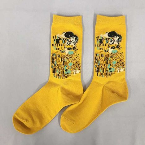 デザインソックス婦人　接吻柄の2番目の写真