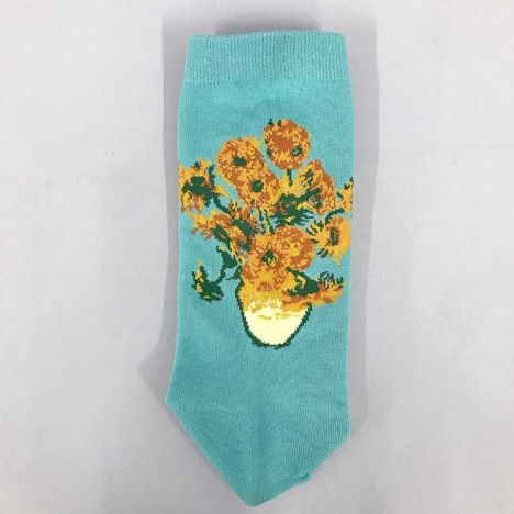 デザインソックス婦人　ひまわり柄の3番目の写真