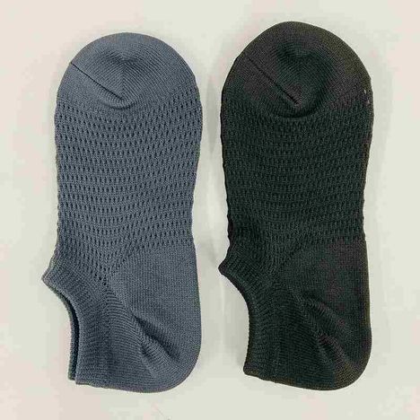 婦人　粗メッシュ靴下ベリーＳ丈　無地の2番目の写真