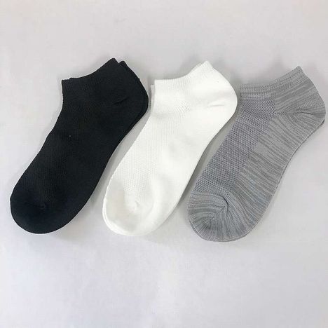 婦人超吸水靴下　ショート丈　モノトーンの2番目の写真