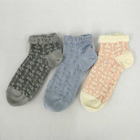 保湿用　婦人アンクル丈　フリルフロートの2番目の写真