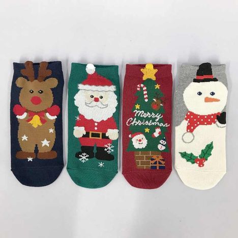 子供ショート丈靴下１７クリスマスなりきりの2番目の写真