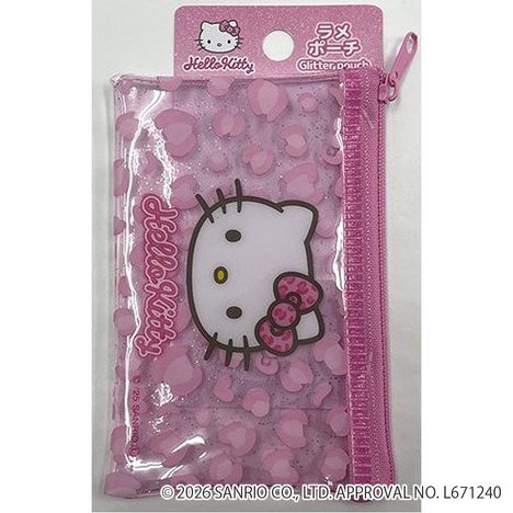 ハローキティ　ラメポＳ　ピンクヒョウ柄の商品画像