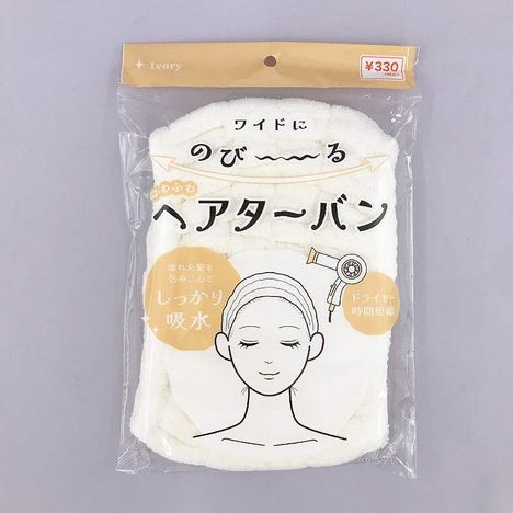 ふわふわヘアターバン　アイボリーの商品画像