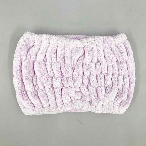 ふわふわヘアターバン　ラベンダーの2番目の写真