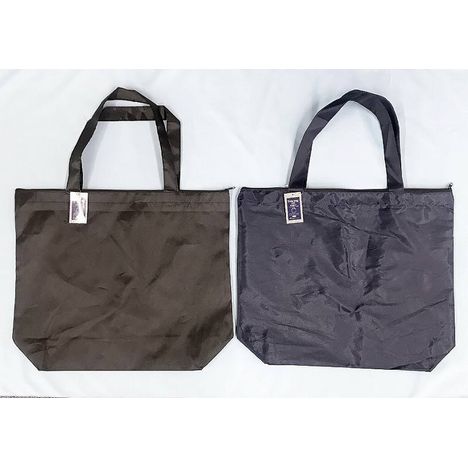 ファスナー付トートバッグダークの商品画像