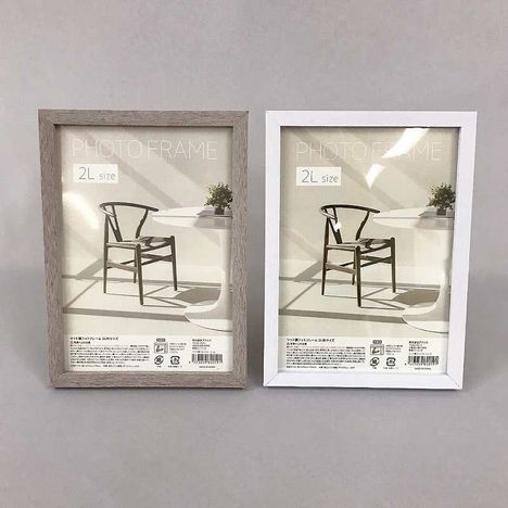 ウッド調フォトフレーム２Ｌの2番目の写真